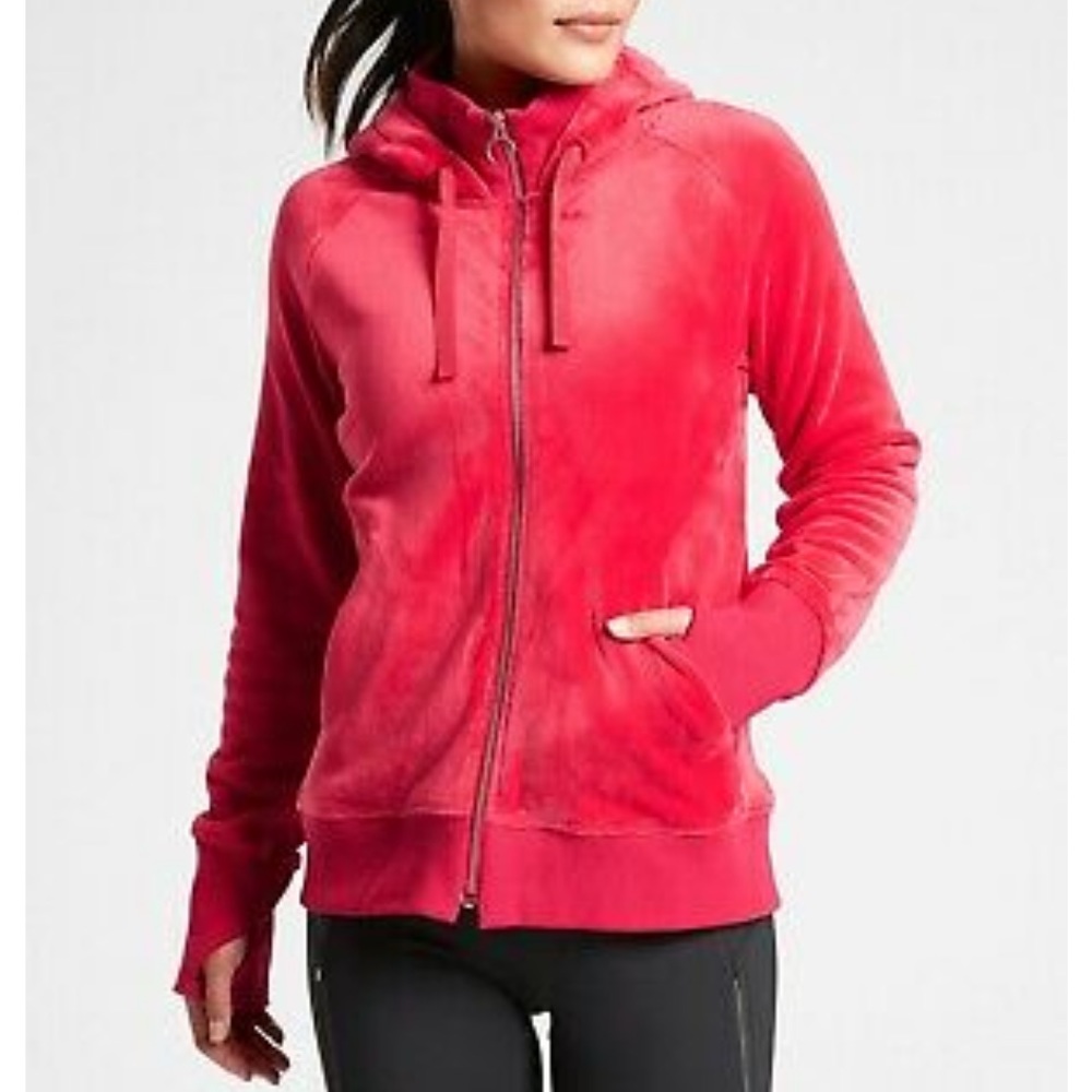 Athleta triumph hoodie in double cozy karma XS
